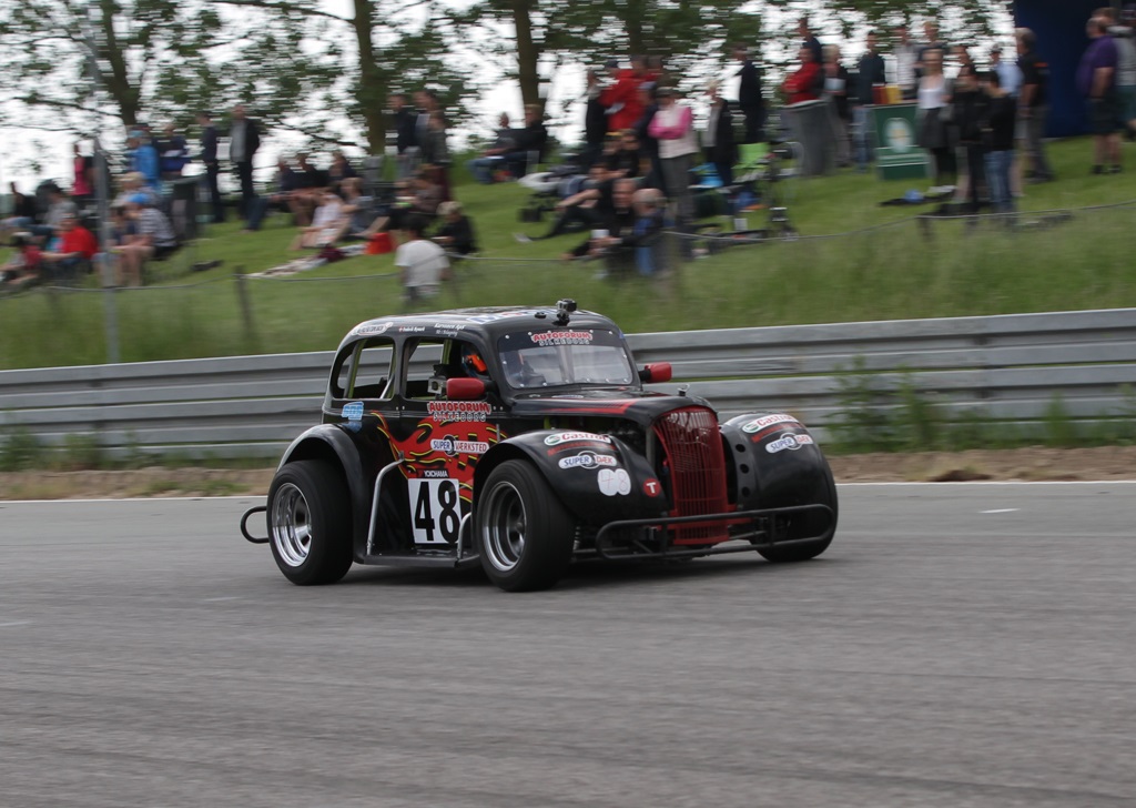 Bilen havde ikke alt sin motorkraft i første løb.
(Foto: Motorsporten.dk)